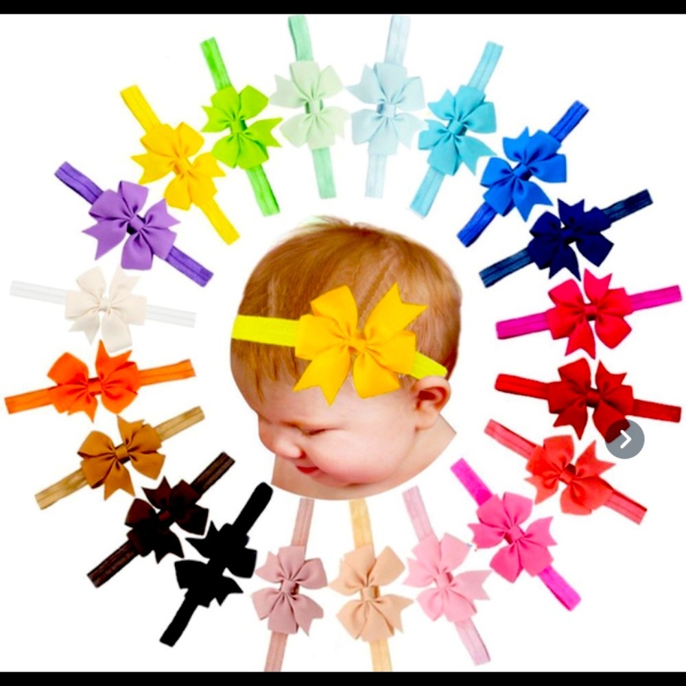 SALE: 2 for $14 or 4 for $20 Mix & Match! Baby Grosgrain Hair Bows.